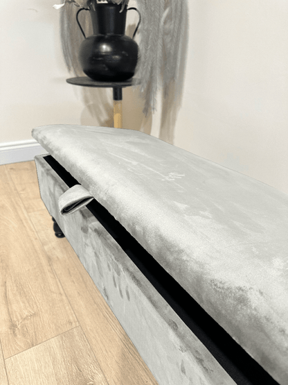 Plain lid | storage coffee table | Ottoman Storage Bench seat - ISTOOLS