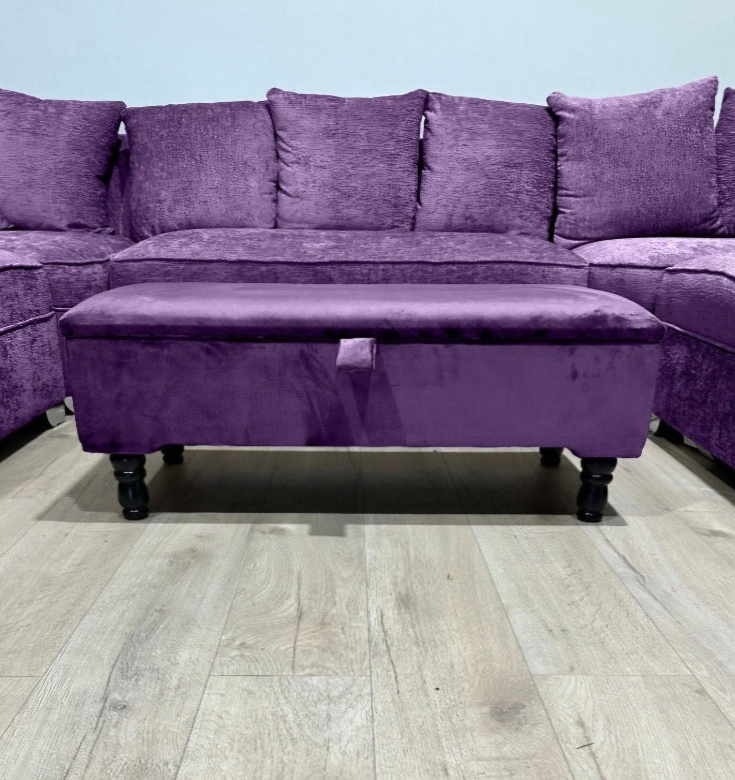 Plain lid | storage coffee table | Ottoman Storage Bench seat - ISTOOLS