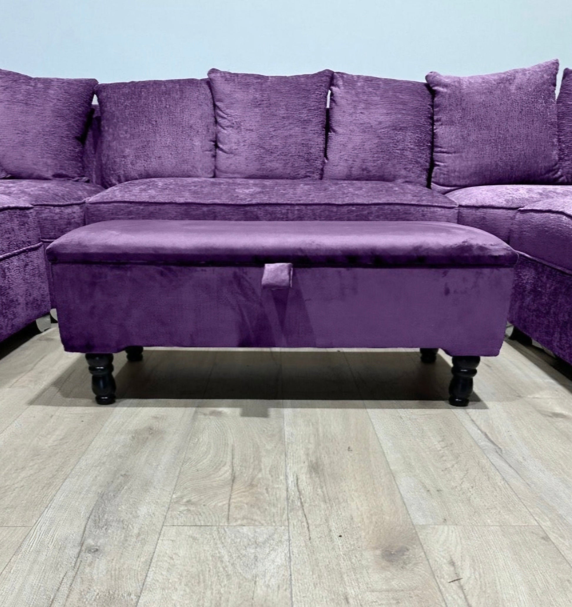 Plain lid | storage coffee table | Ottoman Storage Bench seat - ISTOOLS