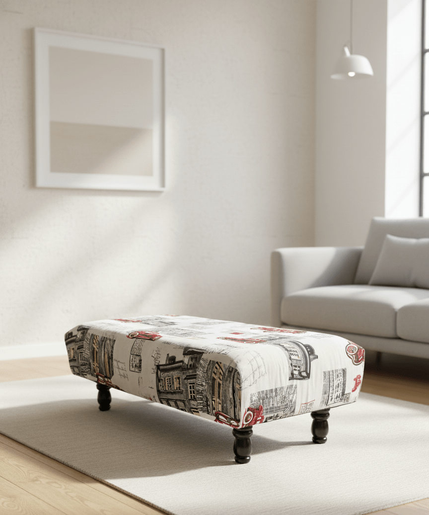 Comfortable Memory Foam Footrest for Living Room or Bedroom - ISTOOLS