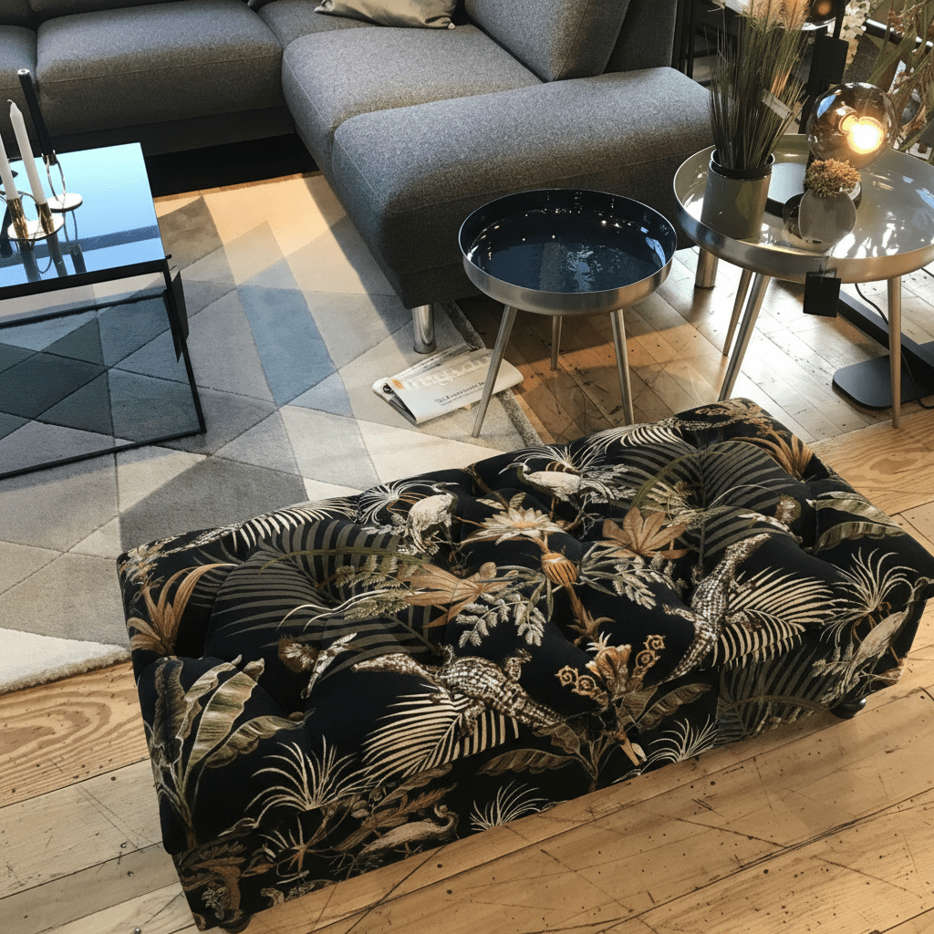 Plain Velvet Rectangle Upholstered Ottoman Bench bec - ISTOOLS
