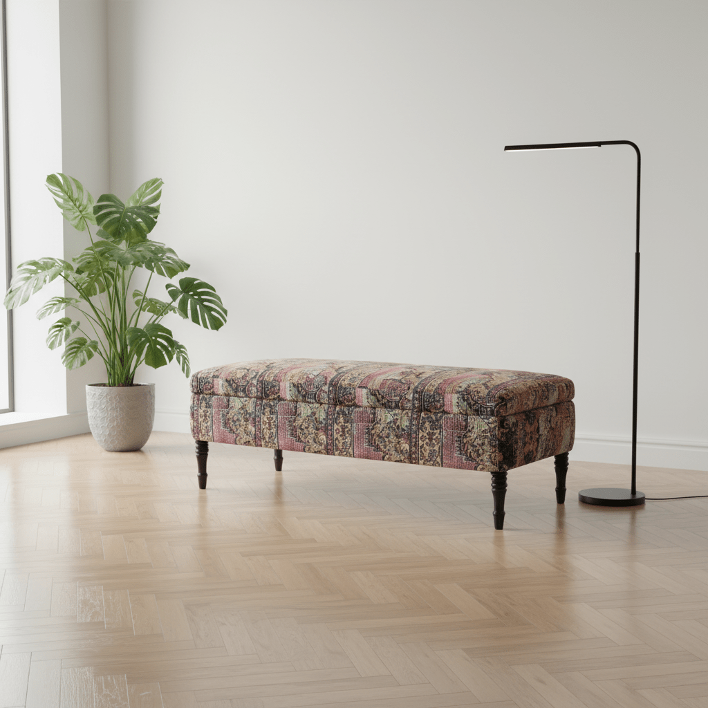 Premium Coffee Table Footstool Expressive Art Motif - ISTOOLS