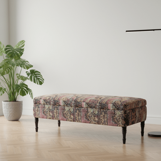 Premium Coffee Table Footstool Expressive Art Motif - ISTOOLS