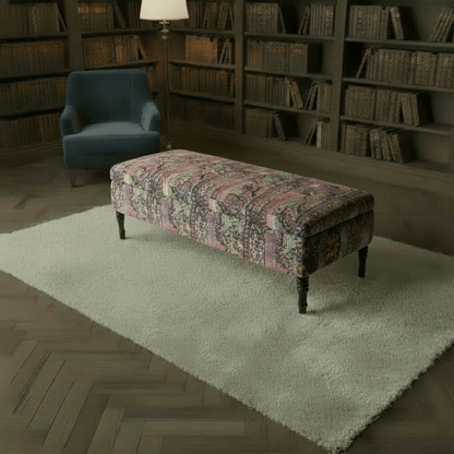 Premium Coffee Table Footstool Expressive Art Motif - ISTOOLS