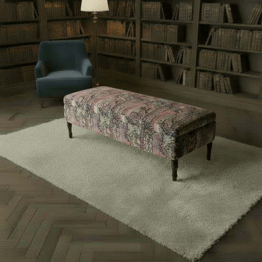 Premium Coffee Table Footstool Expressive Art Motif - ISTOOLS