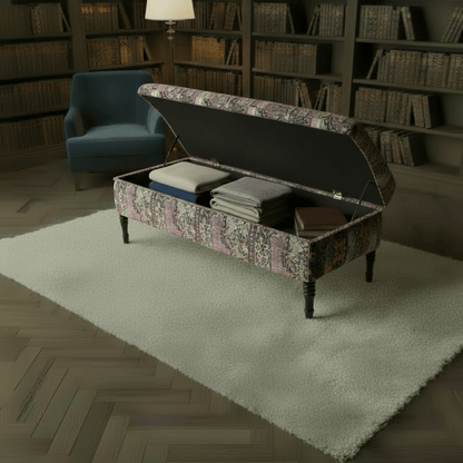 Premium Coffee Table Footstool Expressive Art Motif - ISTOOLS
