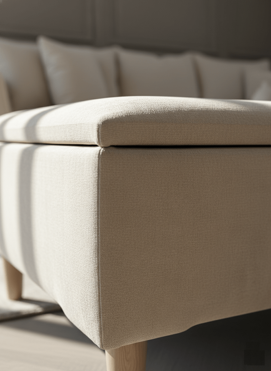 Multi-functional storage bench ottoman and coffee table for modern UK home - ISTOOLS