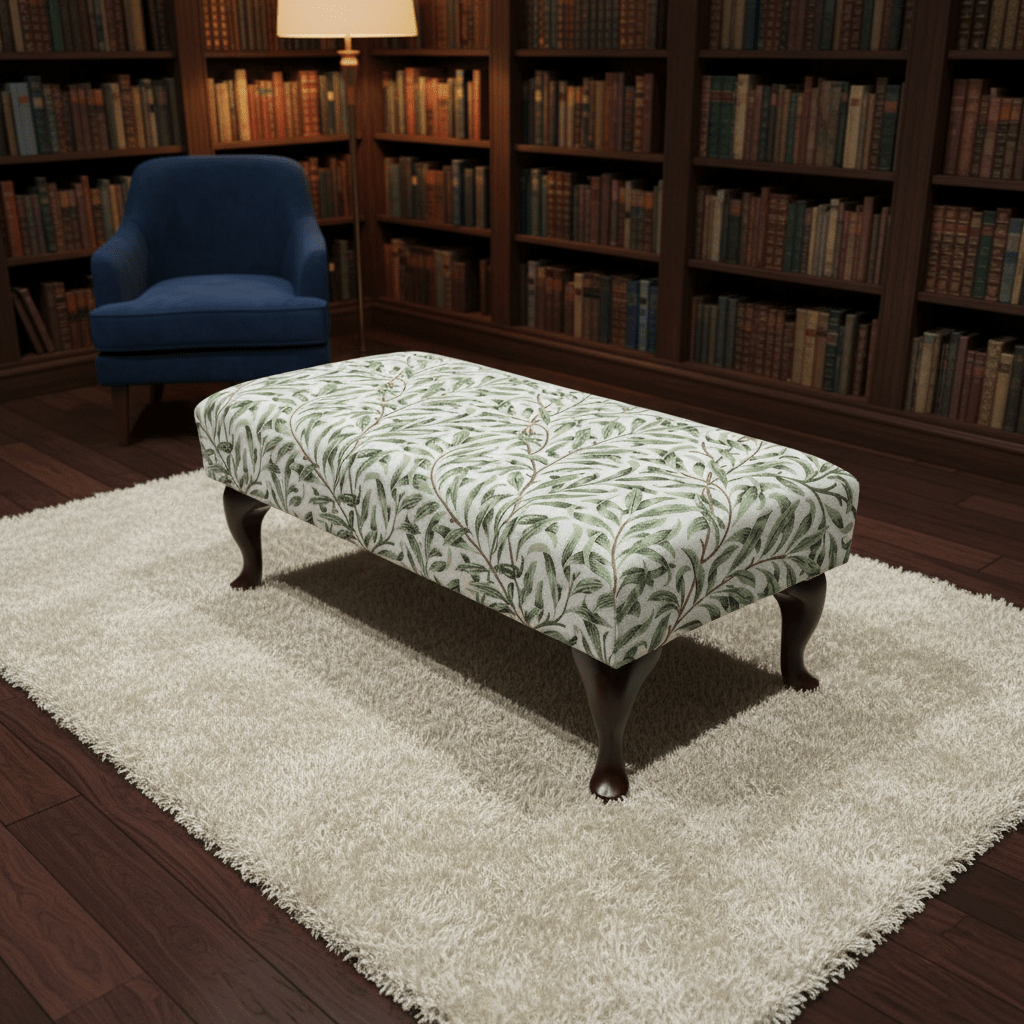 Premium Designer Pattern Footstool Bench UK - ISTOOLS