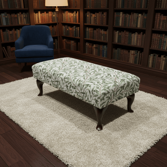 Premium Designer Pattern Footstool Bench UK - ISTOOLS