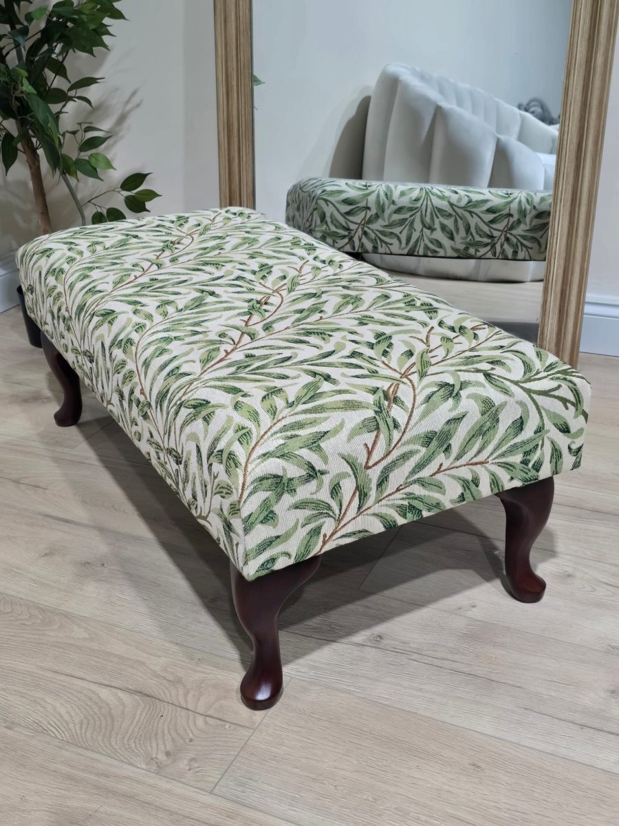 Premium Designer Pattern Footstool Bench UK - ISTOOLS