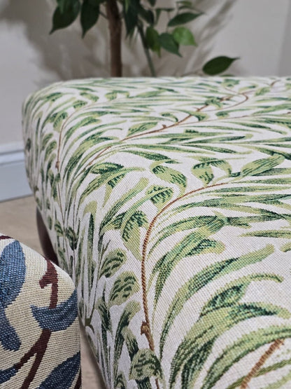 Premium Designer Pattern Footstool Bench UK - ISTOOLS