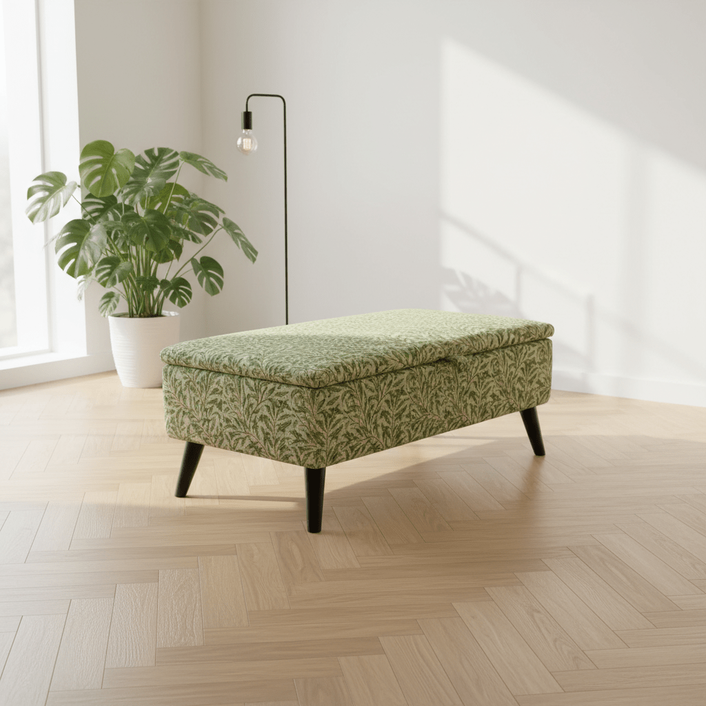 Premium Dressing Table Stool for Bedroom – Multi - Purpose Ottoman with Hidden Storage - ISTOOLS