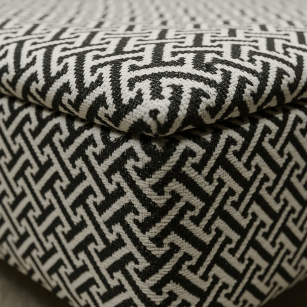Premium Eden Embossed Pattern Storage Footstool Ottoman – Window Bay Seat & Multi - Use Coffee Table Bench - ISTOOLS