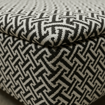 Premium Eden Embossed Pattern Storage Footstool Ottoman – Window Bay Seat & Multi - Use Coffee Table Bench - ISTOOLS