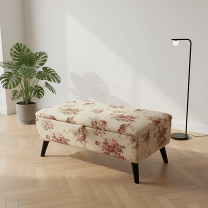 Premium Fabric Trunk | Handcrafted Storage Bench & Blanket Box - ISTOOLS