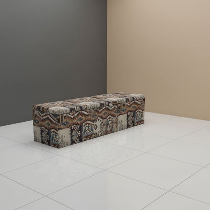 Premium Footstool Blanket Box Patterned Texture Finish UK - ISTOOLS