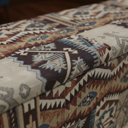 Premium Footstool Blanket Box Patterned Texture Finish UK - ISTOOLS
