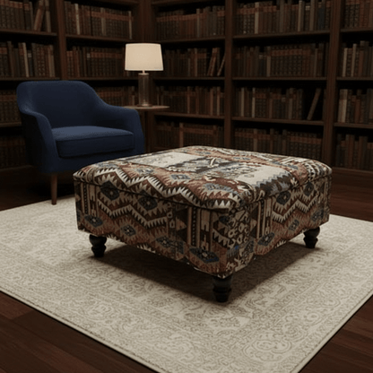 Premium Footstool Blanket Box Plain Texture Finish UK - ISTOOLS