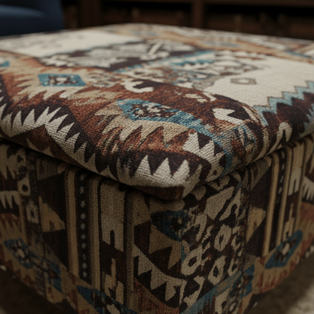 Premium Footstool Blanket Box Plain Texture Finish UK - ISTOOLS