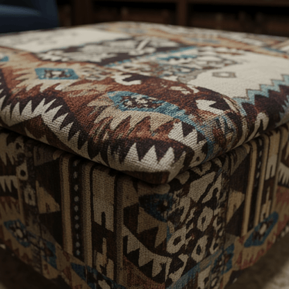 Premium Footstool Blanket Box Plain Texture Finish UK - ISTOOLS