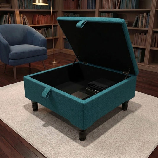 PREMIUM HANDCRAFTED SQUARE OTTOMAN COFFEE TABLE - ISTOOLS
