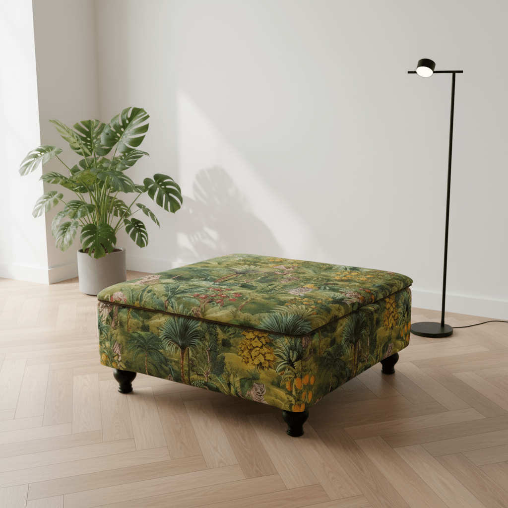 Premium Handcrafted UK Ottoman – Storage Coffee Table Centrepiece - ISTOOLS