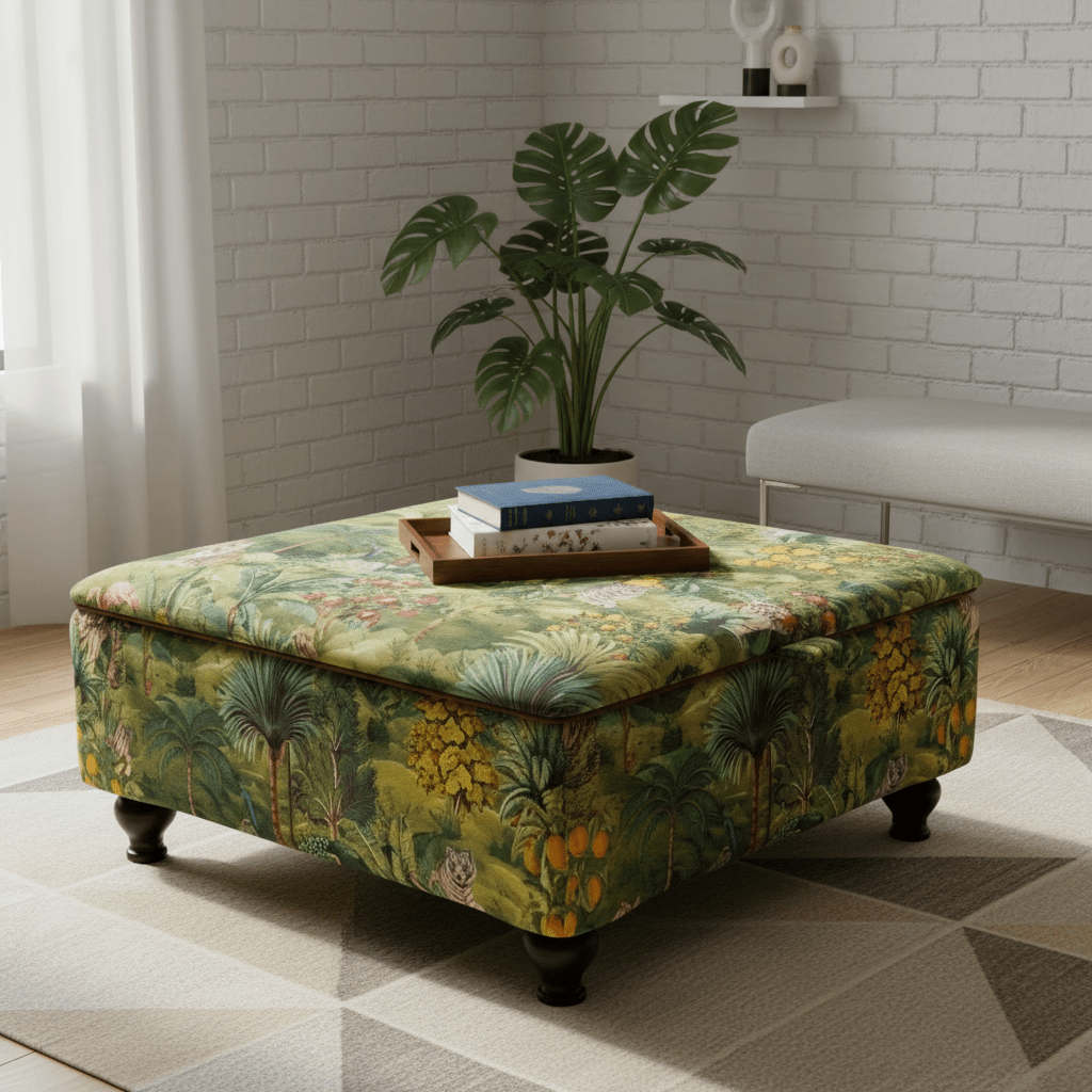 Premium Handcrafted UK Ottoman – Storage Coffee Table Centrepiece - ISTOOLS