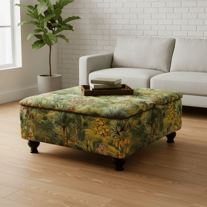 Premium Handcrafted UK Ottoman – Storage Coffee Table Centrepiece - ISTOOLS