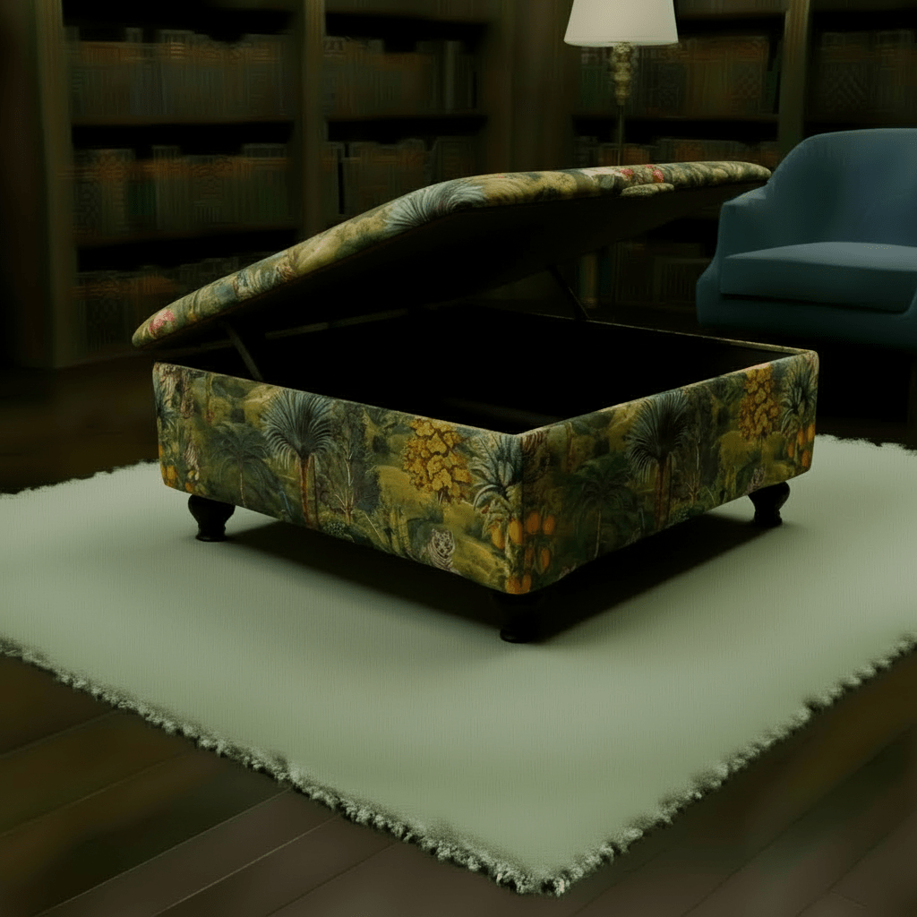 Premium Handcrafted UK Ottoman – Storage Coffee Table Centrepiece - ISTOOLS