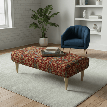 Premium Lounge Seating Ottoman – Handcrafted UK Designer Footstool & Upholstered Bench - ISTOOLS