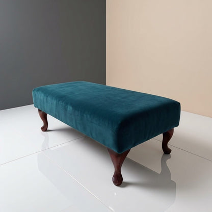 PREMIUM MADE TO MEASURE OTTOMAN CUSTOM BESPOKE FOOTSTOOL SEAT LUXURY UPHOLSTERED NON STORAGE COFFEE TABLE PLAIN FABRIC BENCH - ISTOOLS