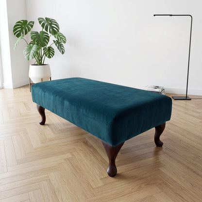 PREMIUM MADE TO MEASURE OTTOMAN CUSTOM BESPOKE FOOTSTOOL SEAT LUXURY UPHOLSTERED NON STORAGE COFFEE TABLE PLAIN FABRIC BENCH - ISTOOLS