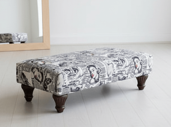 PREMIUM MONROE FOOTSTOOL POUFFE FOOTSTOOL TABLE - ISTOOLS