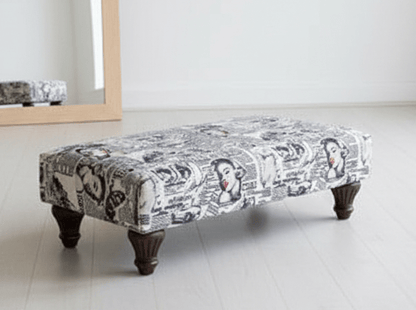 PREMIUM MONROE FOOTSTOOL POUFFE FOOTSTOOL TABLE - ISTOOLS