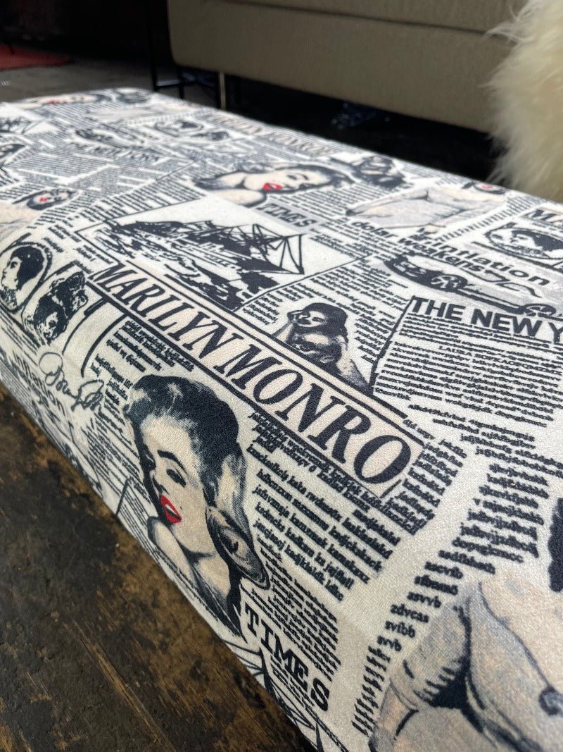 PREMIUM MONROE FOOTSTOOL POUFFE FOOTSTOOL TABLE - ISTOOLS