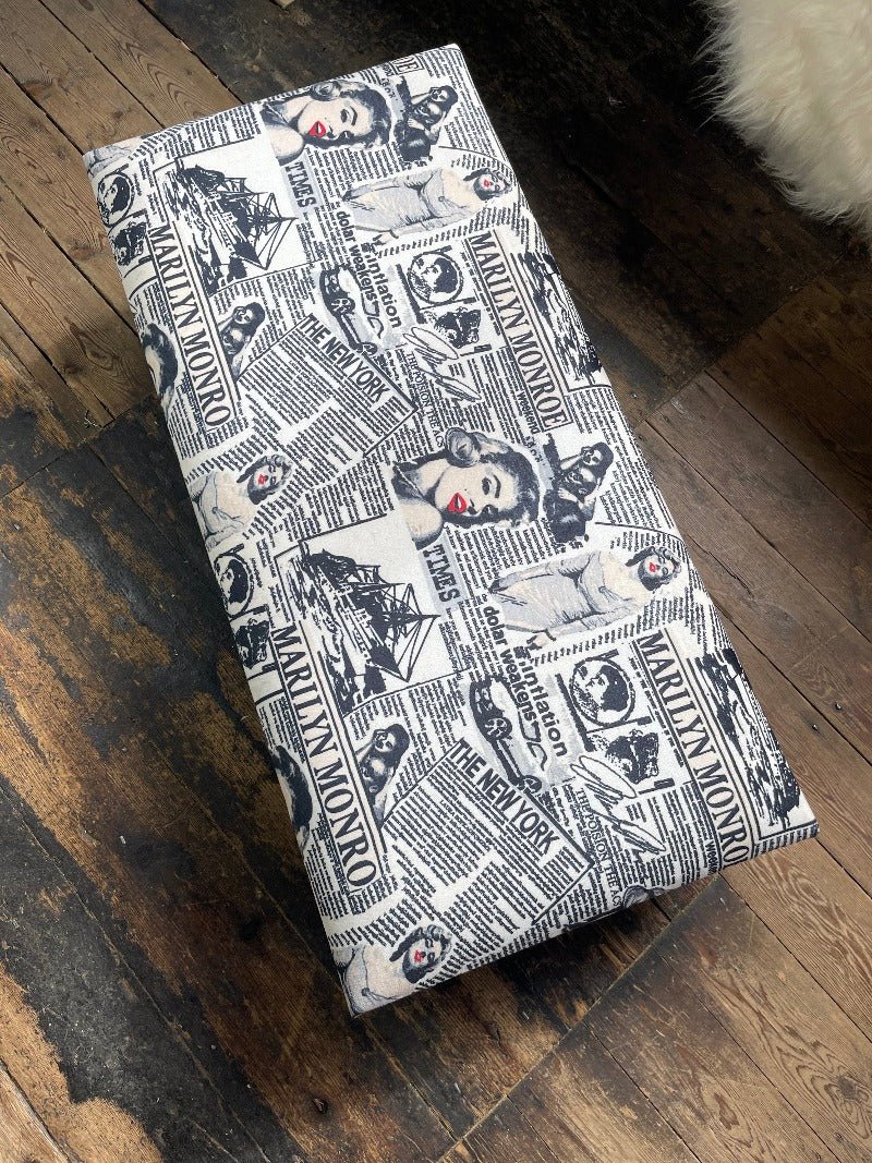 PREMIUM MONROE FOOTSTOOL POUFFE FOOTSTOOL TABLE - ISTOOLS