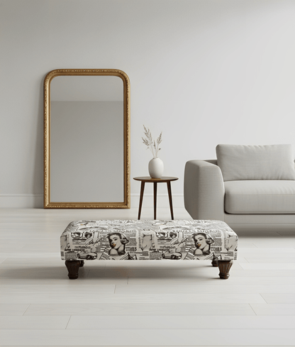 PREMIUM MONROE FOOTSTOOL POUFFE FOOTSTOOL TABLE - ISTOOLS