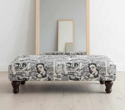 PREMIUM MONROE FOOTSTOOL POUFFE FOOTSTOOL TABLE - ISTOOLS