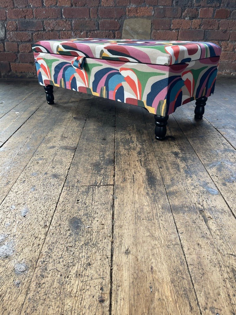 PREMIUM Multi Colour Ottoman Storage Bench coffee table - ISTOOLS