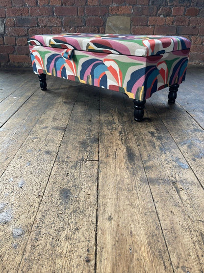 PREMIUM Multi Colour Ottoman Storage Bench coffee table - ISTOOLS