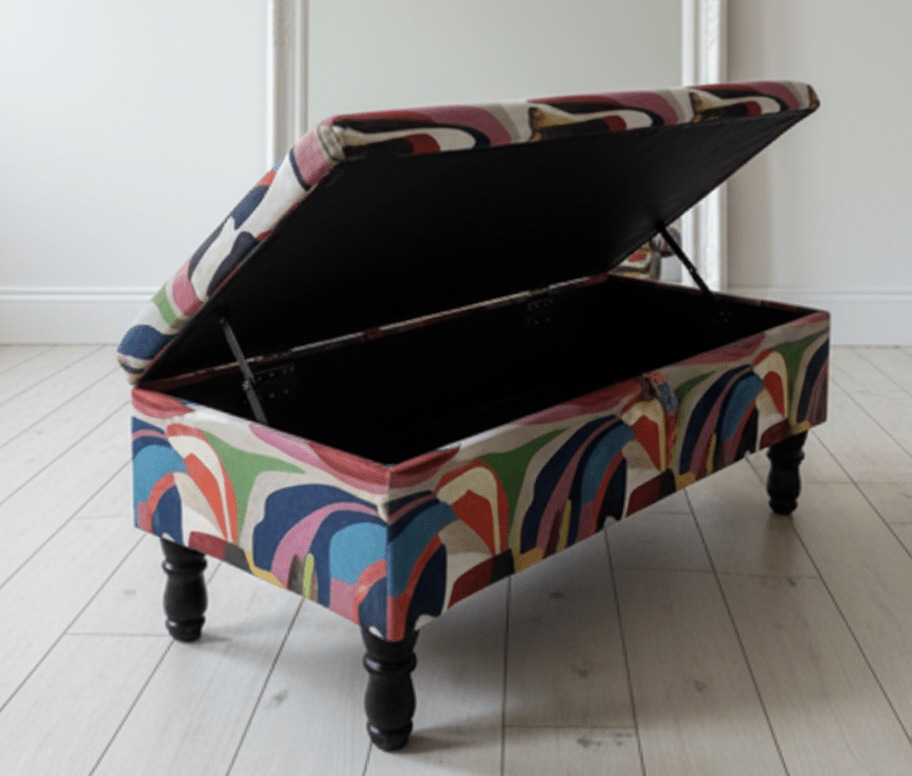 PREMIUM Multi Colour Ottoman Storage Bench coffee table - ISTOOLS