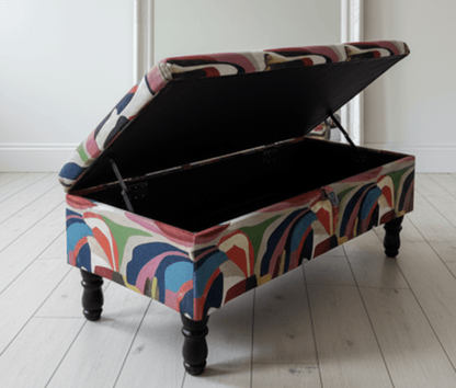 PREMIUM Multi Colour Ottoman Storage Bench coffee table - ISTOOLS