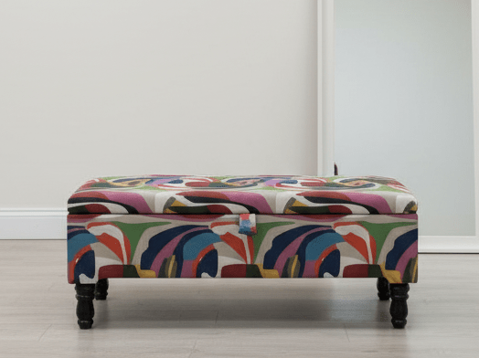PREMIUM Multi Colour Ottoman Storage Bench coffee table - ISTOOLS