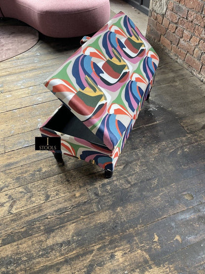 PREMIUM Multi Colour Ottoman Storage Bench coffee table - ISTOOLS