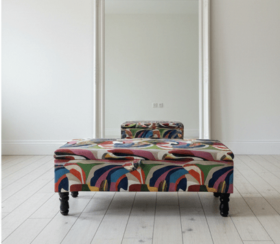 PREMIUM Multi Colour Ottoman Storage Bench coffee table - ISTOOLS