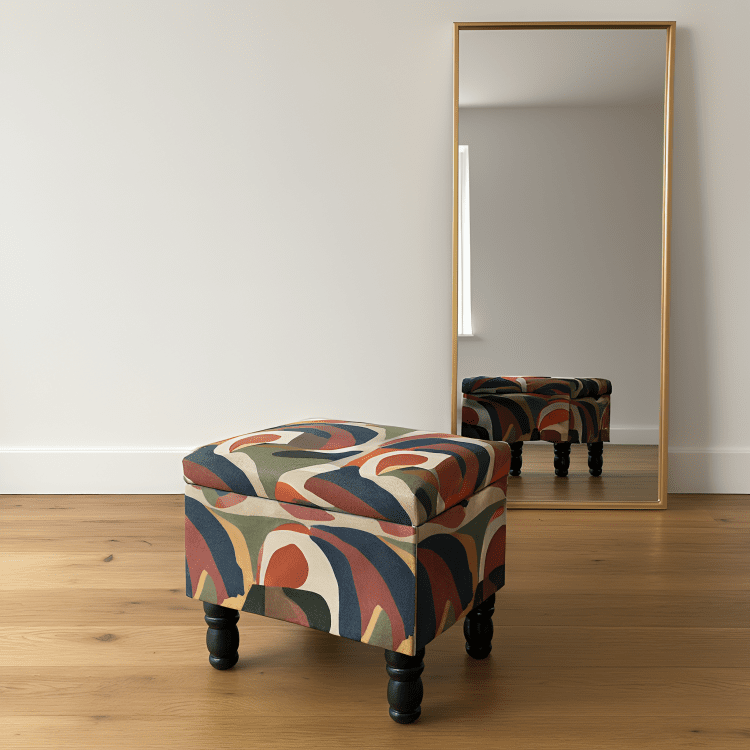 PREMIUM Multi Colour Ottoman Storage Bench coffee table - ISTOOLS