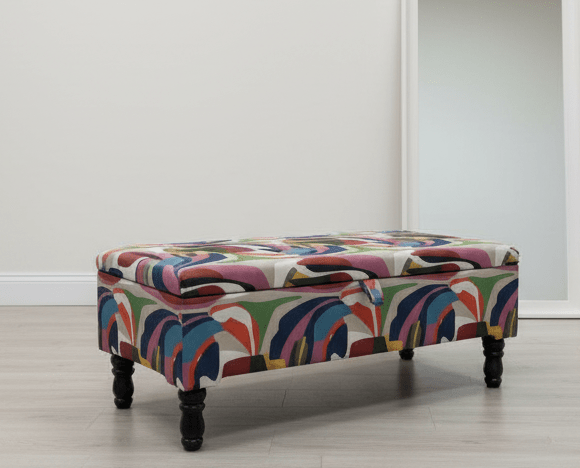 PREMIUM Multi Colour Ottoman Storage Bench coffee table - ISTOOLS
