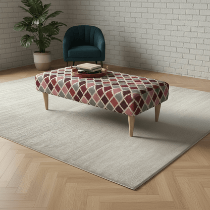 Premium Multi - Functional Seating and Coffee Table Piece with Hand - Stitched Lid - ISTOOLS