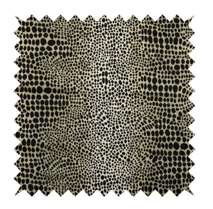 Premium nubani leopard pattern fabric footstool pouffe coffee table - ISTOOLS