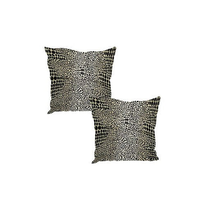 Premium nubani leopard pattern fabric footstool pouffe coffee table - ISTOOLS